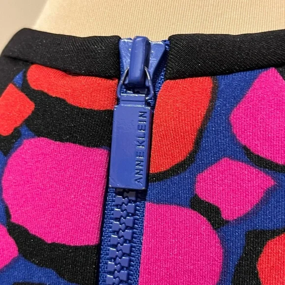 Anne Klein Multi Print Panel ScubaDress, size 8